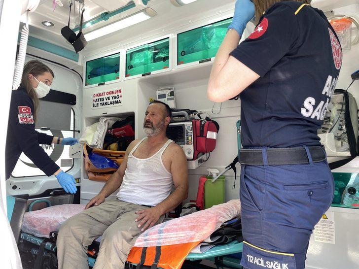 Bolu'da seyir halindeyken arı sokması sonucu rahatsızlanan sürücü hastaneye kaldırıldı G1