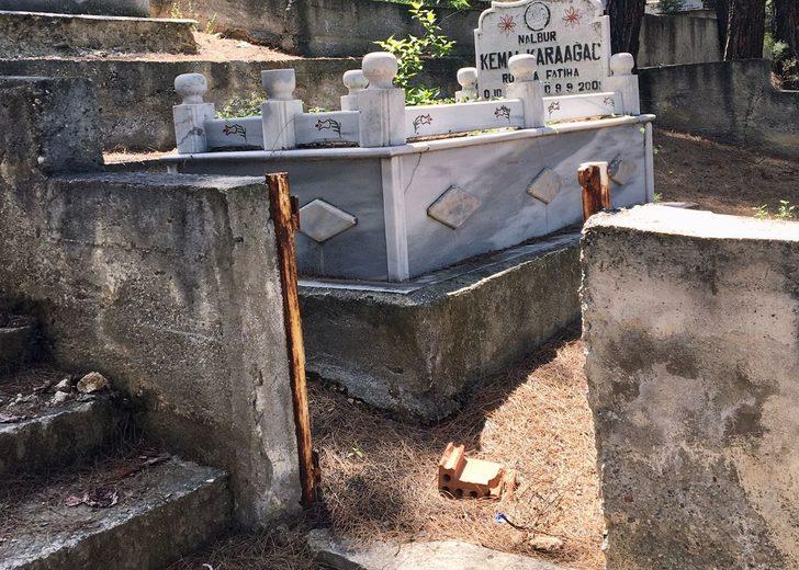 Sinop'ta şehir mezarlığındaki demir kapılar çalındı G3