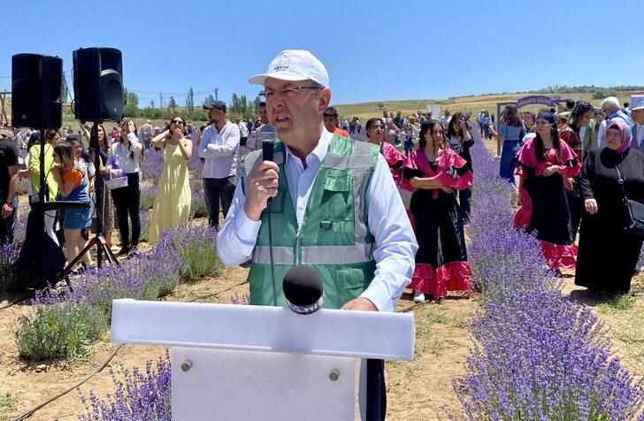 Kırşehir'de yetiştirilen lavantalar şölenle hasat edildi G5