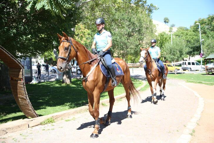 Malatya'da atlı jandarma timi görevde G1