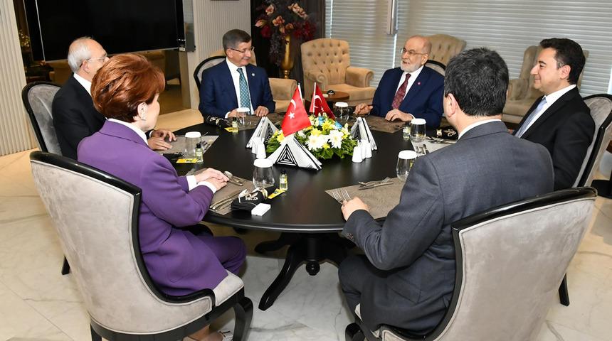 Son dakika: 5'inci kez toplanmıştı! Altı muhalefet partisinden ortak açıklama