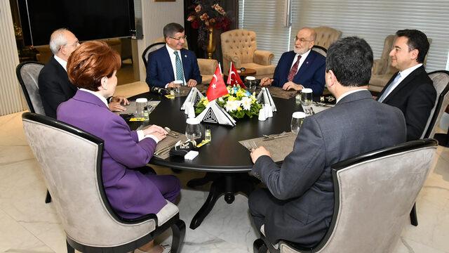 Son dakika: 5'inci kez toplanmıştı! Altı muhalefet partisinden ortak açıklama