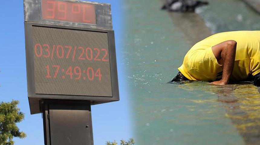 2022 yılının en sıcak günü yaşandı! O il kavruluyor, sokaklar sıcaktan bomboş kaldı...