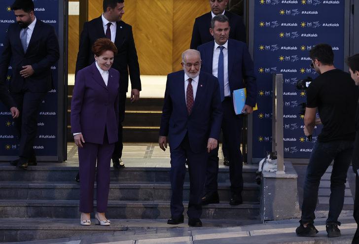 Altı muhalefet partisi genel başkanının İYİ Parti Genel Merkezi'ndeki toplantısı sona erdi G2