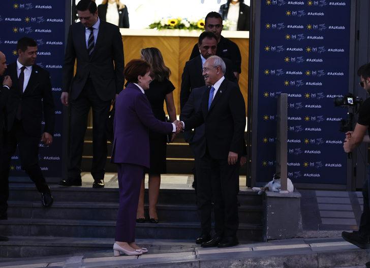 Altı muhalefet partisi genel başkanının İYİ Parti Genel Merkezi'ndeki toplantısı sona erdi G4