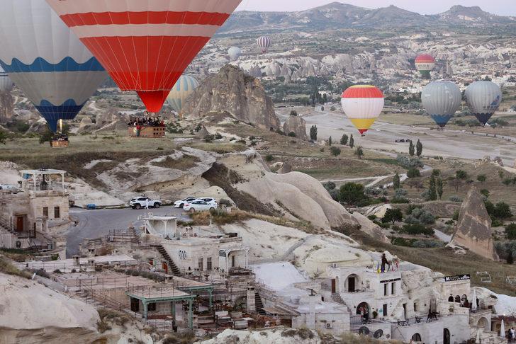 Yılın ilk yarısında 258 bin turist Kapadokya'yı kuşbakışı izledi G3