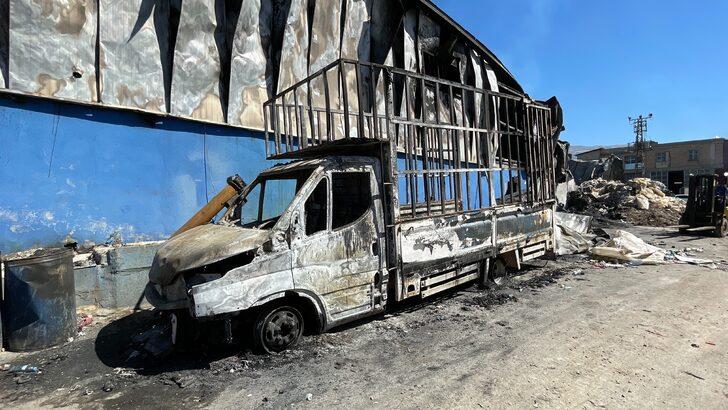 Kahramanmaraş'ta geri dönüşüm tesisindeki yangının verdiği hasar gün aydınlanınca ortaya çıktı G1
