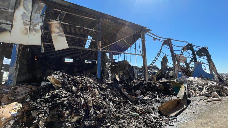 Kahramanmaraş'ta geri dönüşüm tesisindeki yangının verdiği hasar gün aydınlanınca ortaya çıktı G2