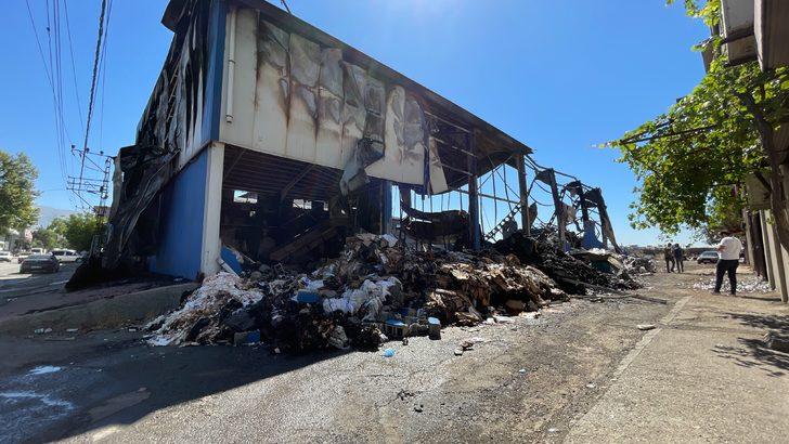 Kahramanmaraş'ta geri dönüşüm tesisindeki yangının verdiği hasar gün aydınlanınca ortaya çıktı G3