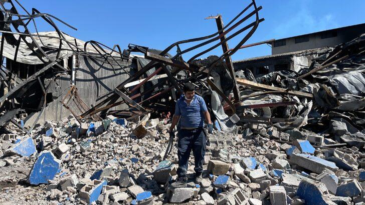 Kahramanmaraş'ta geri dönüşüm tesisindeki yangının verdiği hasar gün aydınlanınca ortaya çıktı G4