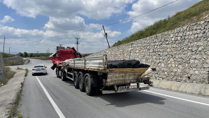 Samsun'da iki tırın çarpıştığı kazada bir kişi yaralandı G1