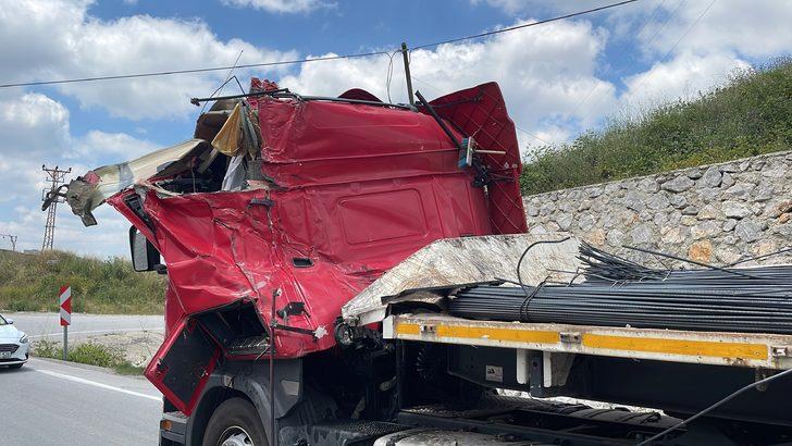 Samsun'da iki tırın çarpıştığı kazada bir kişi yaralandı G2