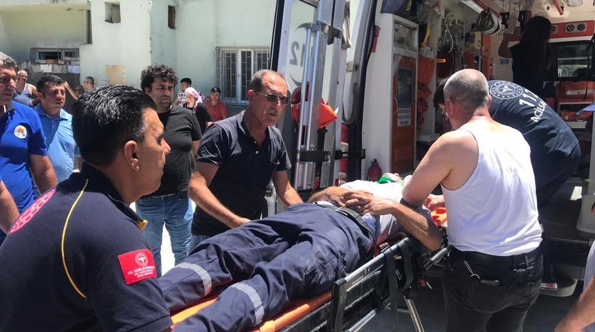 Adana'da otomobille çarpışan bisikletli yaralandı