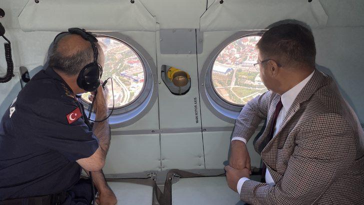 Jandarmadan Karabük'te helikopterli trafik denetimi G1