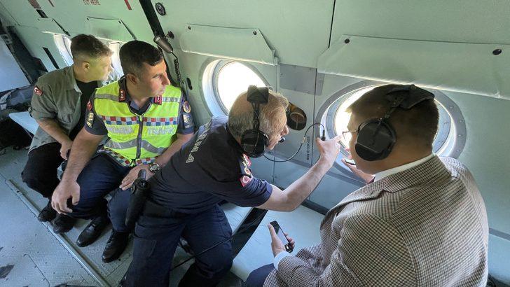 Jandarmadan Karabük'te helikopterli trafik denetimi G2