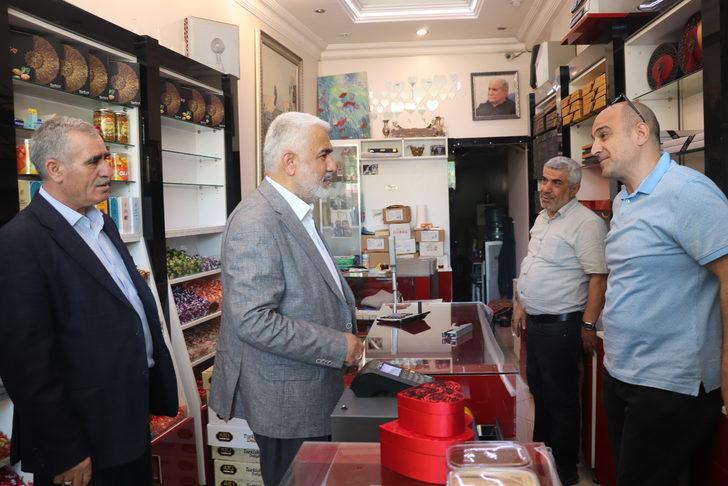 HÜDA PAR Genel Başkanı Yapıcıoğlu, Siirt'te esnafı ziyaret etti G3