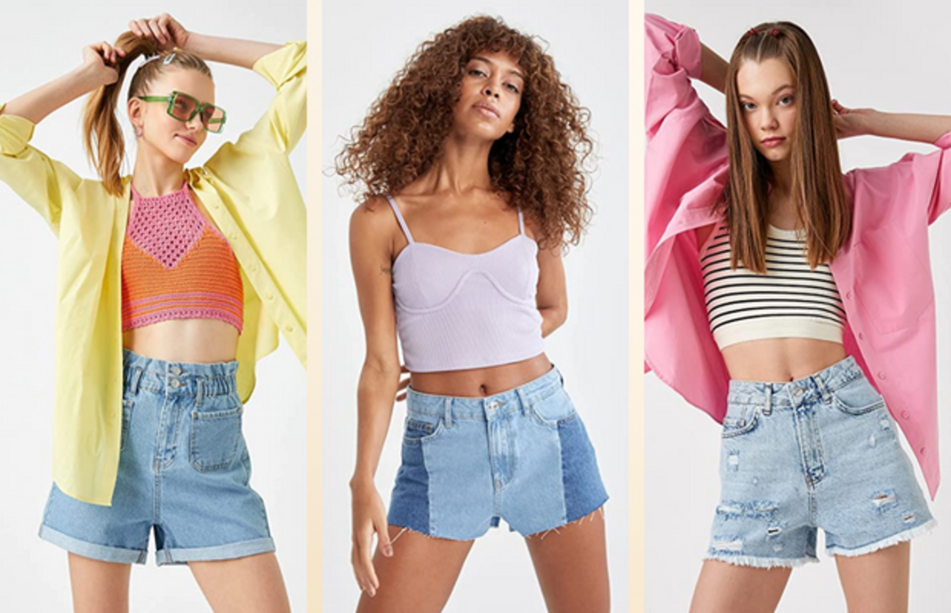 Her türlü mekanda giyilebilecek hem şık hem spor yazın kurtarıcısı kot şort modelleri