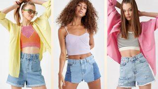 Her türlü mekanda giyilebilecek hem şık hem spor yazın kurtarıcısı kot şort modelleri