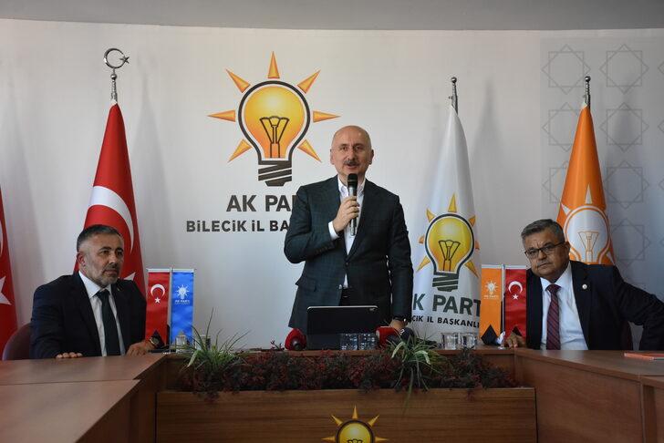 Ulaştırma ve Altyapı Bakanı Karaismailoğlu, Bilecik'te konuştu: G4