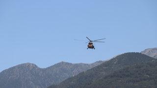 Denizli'de şehirler arası yollarda helikopter destekli trafik denetimi