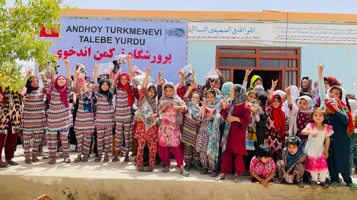Bah&ccedil;eli'den, Afganistan'daki &ouml;ks&uuml;z ve yetim T&uuml;rkmen &ccedil;ocuklara bayramlık