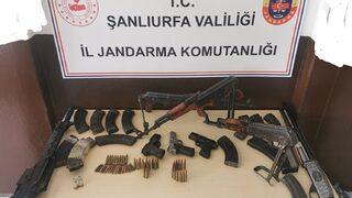 Şanlıurfa'da 4'ü uzun namlulu 8 silah ele geçirildi