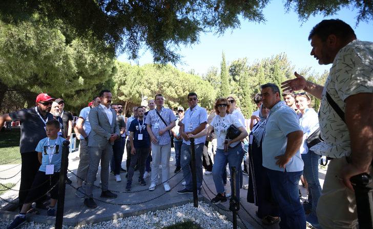 Balkan coğrafyasından gelen şehit ve gazi torunları Tarihi Gelibolu Yarımadası'nda G2