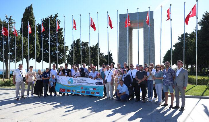Balkan coğrafyasından gelen şehit ve gazi torunları Tarihi Gelibolu Yarımadası'nda G4