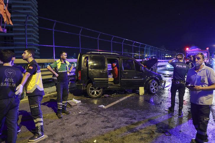 Bayrampaşa'da viyadükte meydana gelen kazada 2 kişi öldü, 5 kişi yaralandı G4