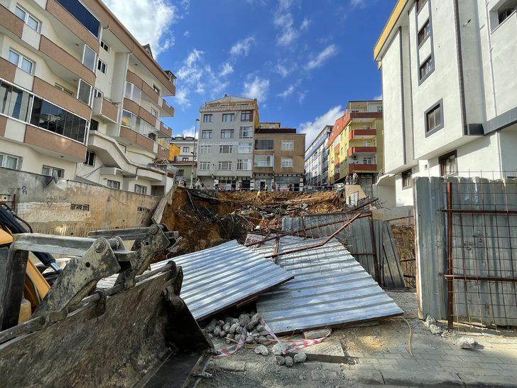 GÜNCELLEME- Üsküdar'da istinat duvarı çöktü, 3 bina tahliye edildi G3