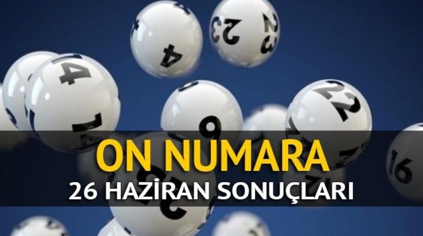 On Numara sonu&ccedil;lar 26 Haziran: 2 kişiye b&uuml;y&uuml;k bayram bahşişi
