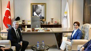 İYİ Parti Genel Başkanı Akşener, Ankara Büyükşehir Belediye Başkanı Yavaş'ı kabul etti