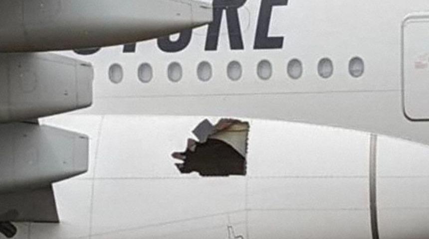 Yolcular, patlama sesi duyulduktan sonra 14 saat boyunca yan tarafı delik bir uçakla seyahat etti