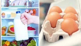 Dünyada en çok yapılan hata! Süt ve yumurtaları buzdolabı kapısında saklamamalısınız! Çünkü...