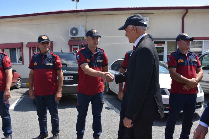 Paraguay'ın Ankara Büyükelçisi Valdez, Trabzon'da itfaiyecileri ziyaret etti: G5