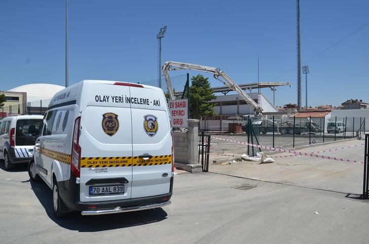 Karaman'da beton pompasının kopan kolunun altında kalan işçi yaralandı G2