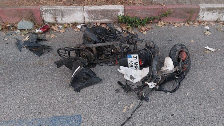 Hatay'da otomobille çarpışan motosikletin sürücüsü kaldırıldığı hastanede öldü G3