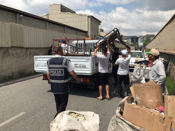 Kayseri'de bir hurdacıda 174 çalıntı eşya bulundu G3