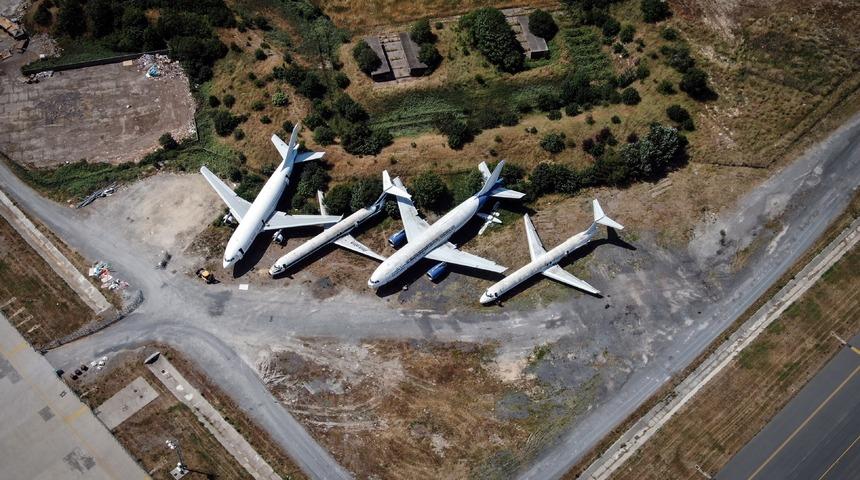Çürümeye terk edilmişlerdi! Atatürk Havalimanı'ndaki "hayalet uçaklar" satılıyor: Geriye sadece 5 tane kaldı