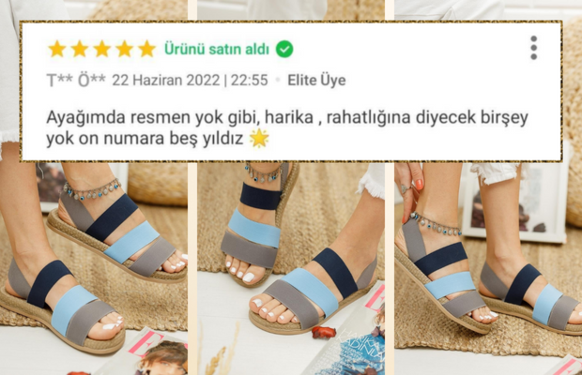 "Yaz aylarında terlik giyemiyorum" diyenler için ortopedik sandalet modelleri