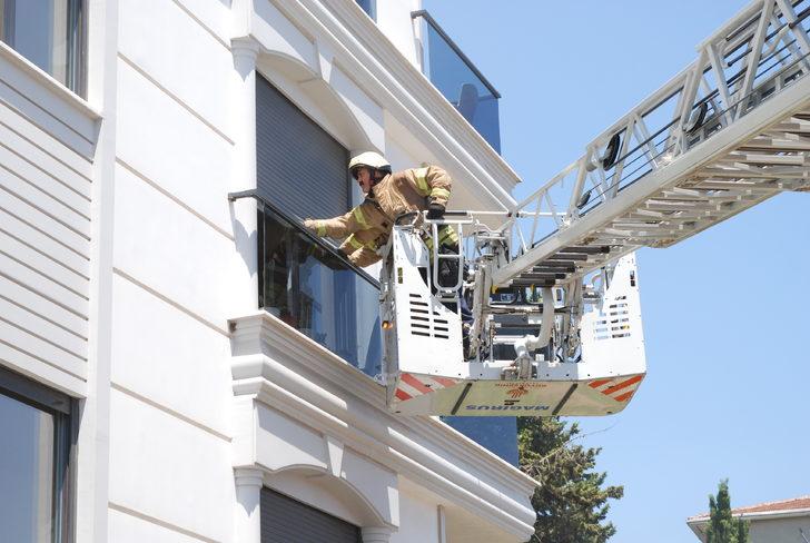 Maltepe'de 4 katlı binada çıkan yangın söndürüldü G4
