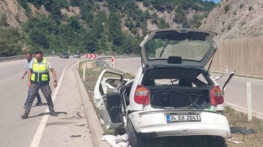 Tokat'ta devrilen otomobildeki 6 kişi yaralandı