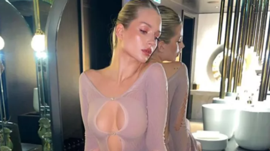 Lottie Moss, bu defa sınırları zorladı! Yarı çıplak ayna pozuyla isyan etti