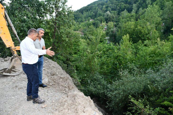 Karabük'te selde zarar gören bölgelerde onarım çalışmaları sürüyor G3