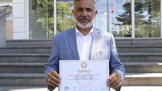 Dodurga Belediye Başkanı Kaşıkcı, mazbatasını aldı