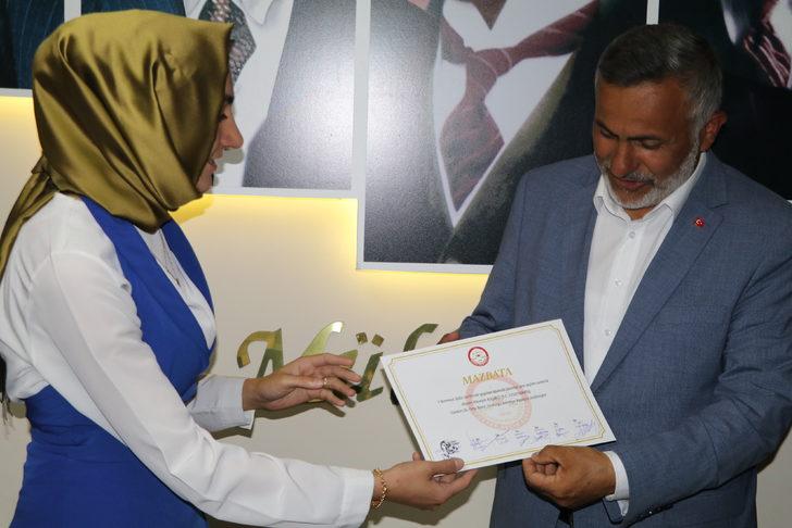 Dodurga Belediye Başkanı Kaşıkcı, mazbatasını aldı G3