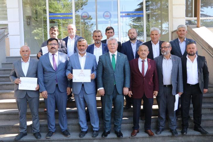 Dodurga Belediye Başkanı Kaşıkcı, mazbatasını aldı G5