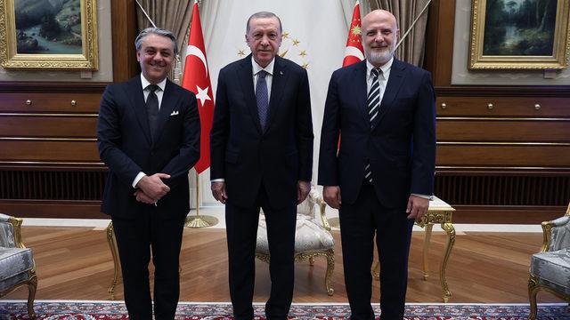 Cumhurbaşkanı Erdoğan Renault Grup CEO'sunu kabul etti