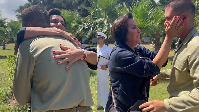 Perihan Savaş'ın oğlu terhis oldu! Aslan parçamı aldım notuyla paylaştı