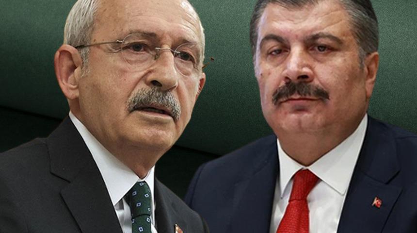 Kılıçdaroğlu'nun sözlerine Bakan Koca'dan tepki! "Bizim yüreğimiz yanıyor Kemal Bey"